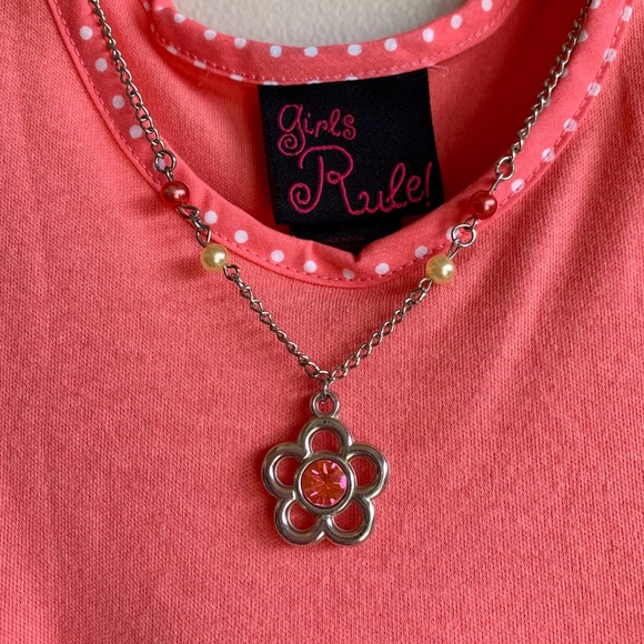 3/$40 ⭐️ GIRLS RULE Sleeveless Tiered Dress SIZE 5 (NWT) - Picture 2 of 7